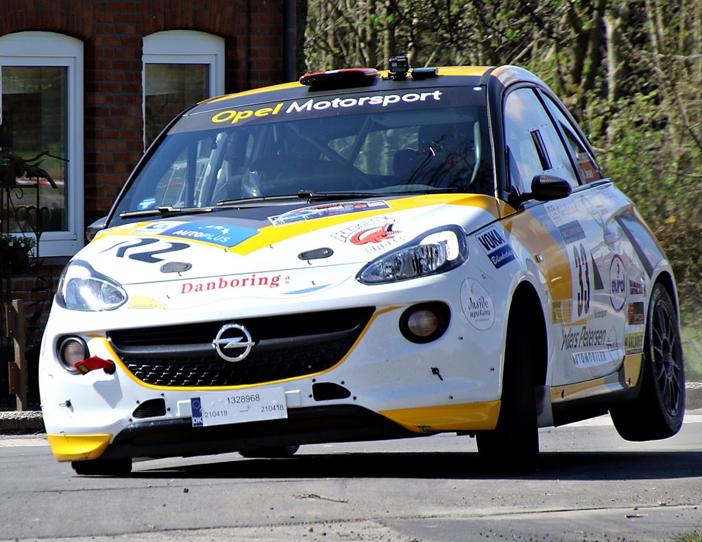 Lasse Murmann Sørensen fanget under Cimbern Rallye i Nordtyskland
(Foto: Allan Christiansen)